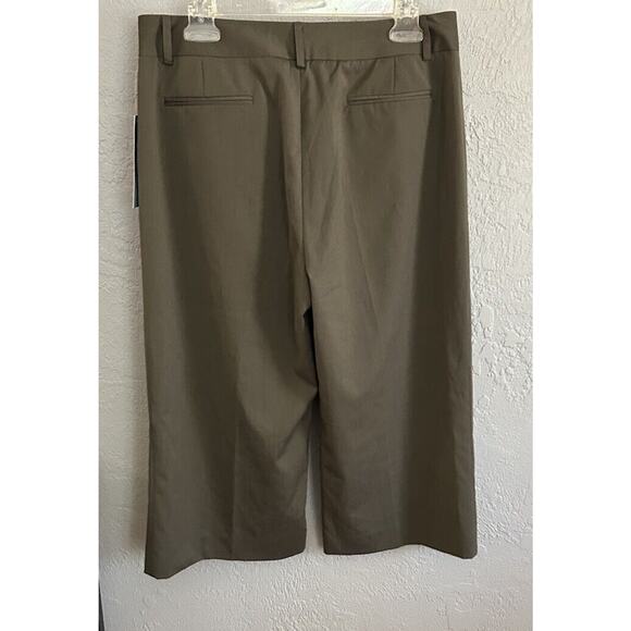 Antonio Melani Cropped NWT Trousers Wide Leg Size 10 Shabby Cottage Office Siren - Picture 3 of 4